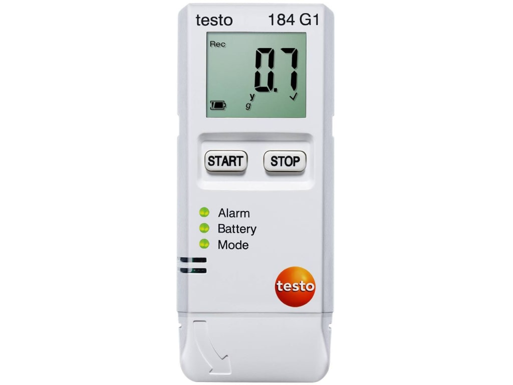 Data Logger Testo 184 G1 - Temperature, Humidity and Shock USB Transport