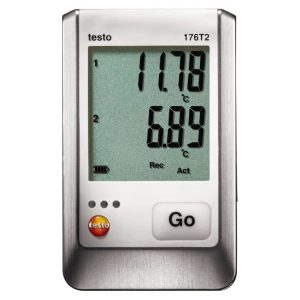 Data Logger Temperatura Testo 176 T2 - Two Channel (Part Number 0572 1762)