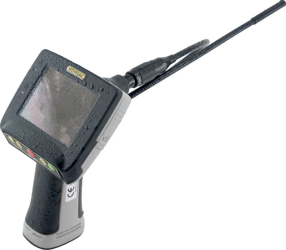 Sistema de inspección de tuberías General Tools DCS660A Wet/Dry Recording with 8mm Diameter Camera Tipped Probe