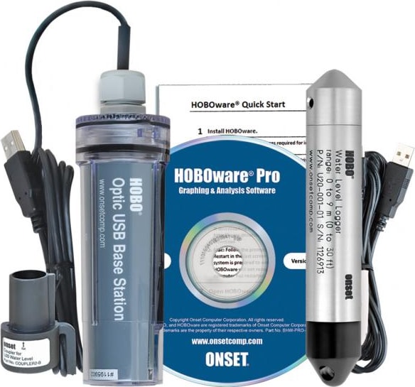 Data Logger HOBO by Onset KIT-S-U20-04 - Water Level Data Logger Starter Kit (13ft)