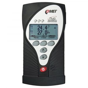 Data Logger Comet M1220 Multilogger - with 2 MiniDIN and 2 Thermocouple Inputs Thermo Hygro Meter