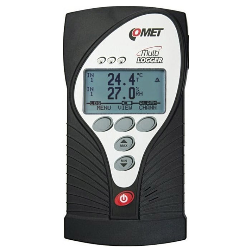Data Logger Comet M1300 Multilogger - Hand Held Datalogger with 4 Terminals