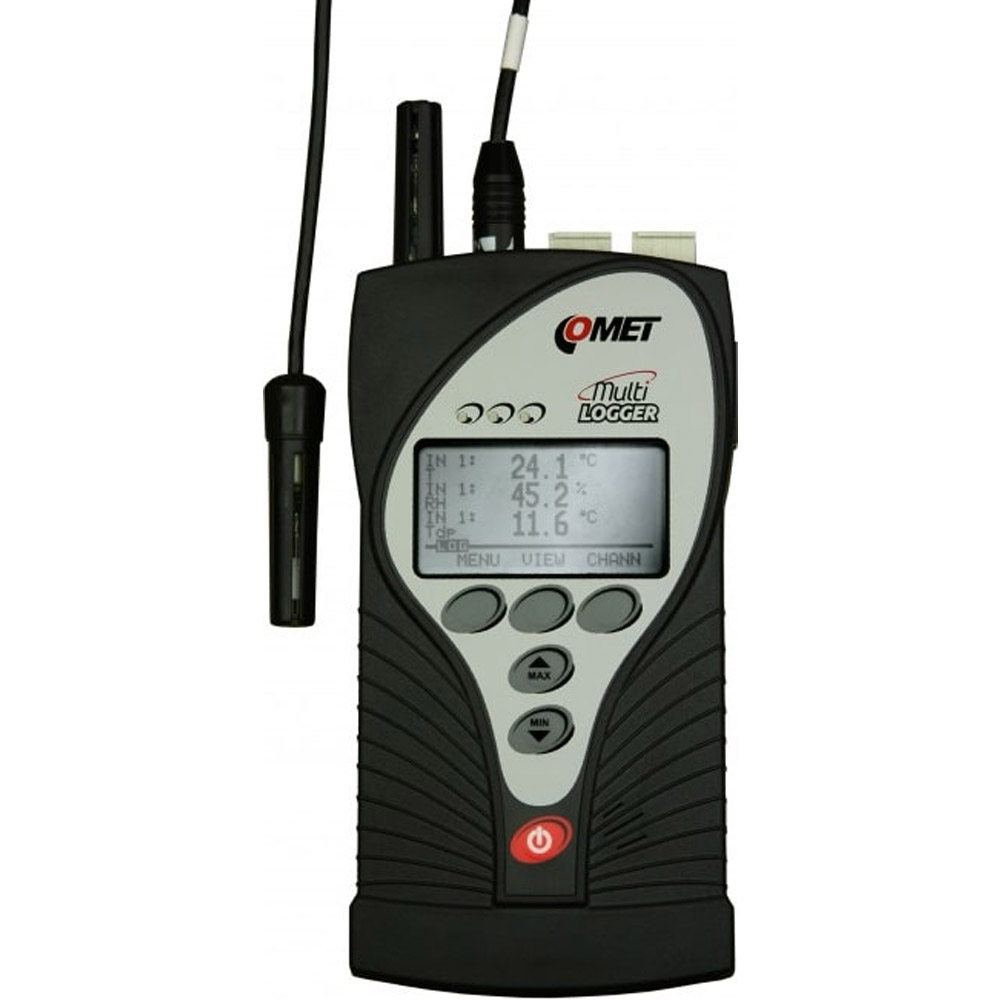 Data Logger Comet M1321 Multilogger Thermo-Hygro-Barometer with 2 MiniDIN and 2 Terminals