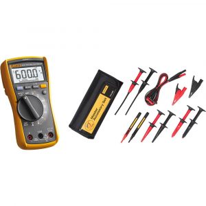 Multímetro Fluke 117 SureGrip KIT 117 Electrician True RMS Multimeter with TLK-225 SureGrip Master Accessory Kit