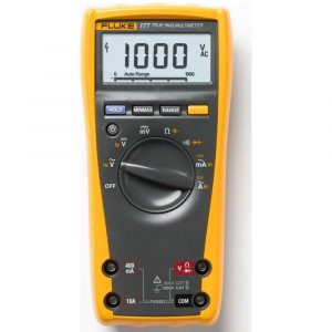 Multímetro portátil Fluke 177 with NIST Calibration | Type: Digital, Style: Hand-Held, Measures AC V: Yes