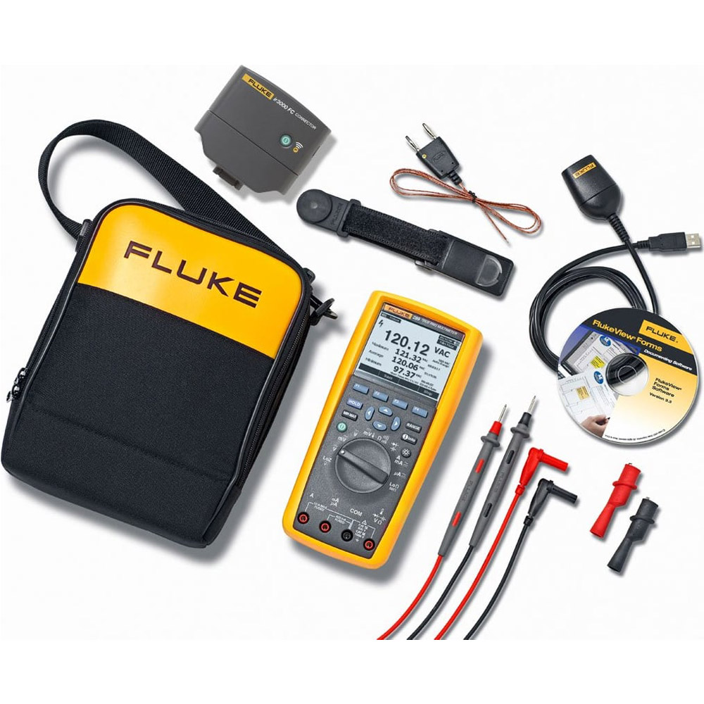 Multímetro Fluke 289/FVF/IR3000 289 with Software and Wireless Connectivity Kit