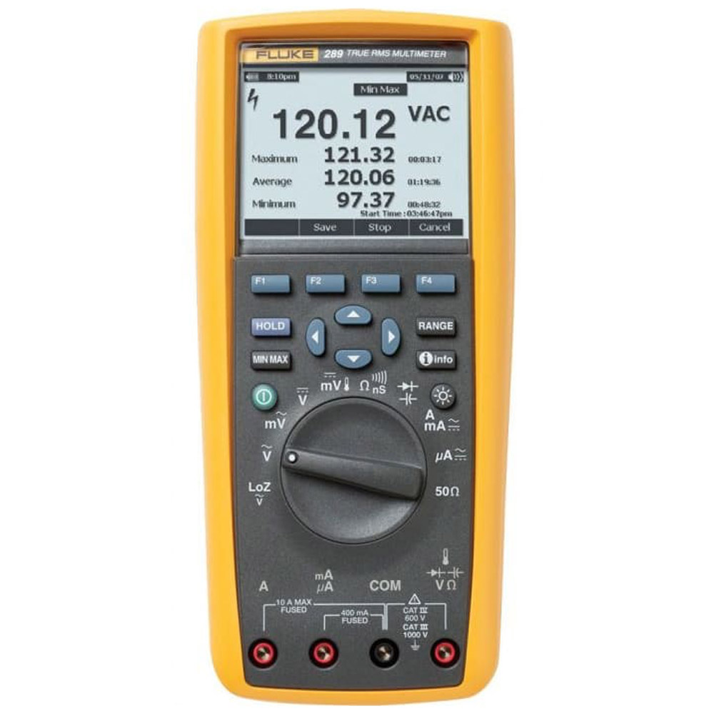 Multímetro portátil Fluke 289-NIST - Type: Digital, Style: Hand-Held, Measures AC V: Yes