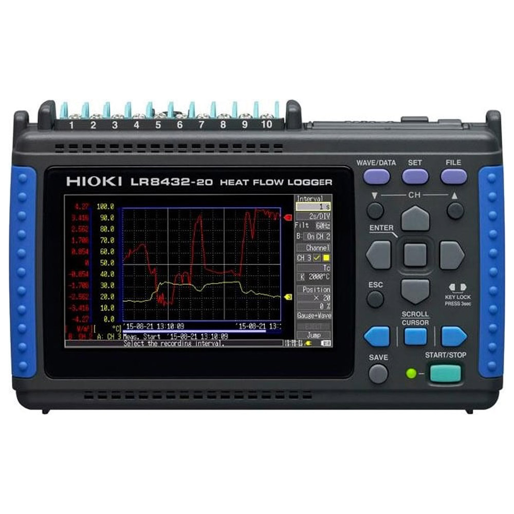 Data Logger Hioki LR8432-20 Heat Flow Logger