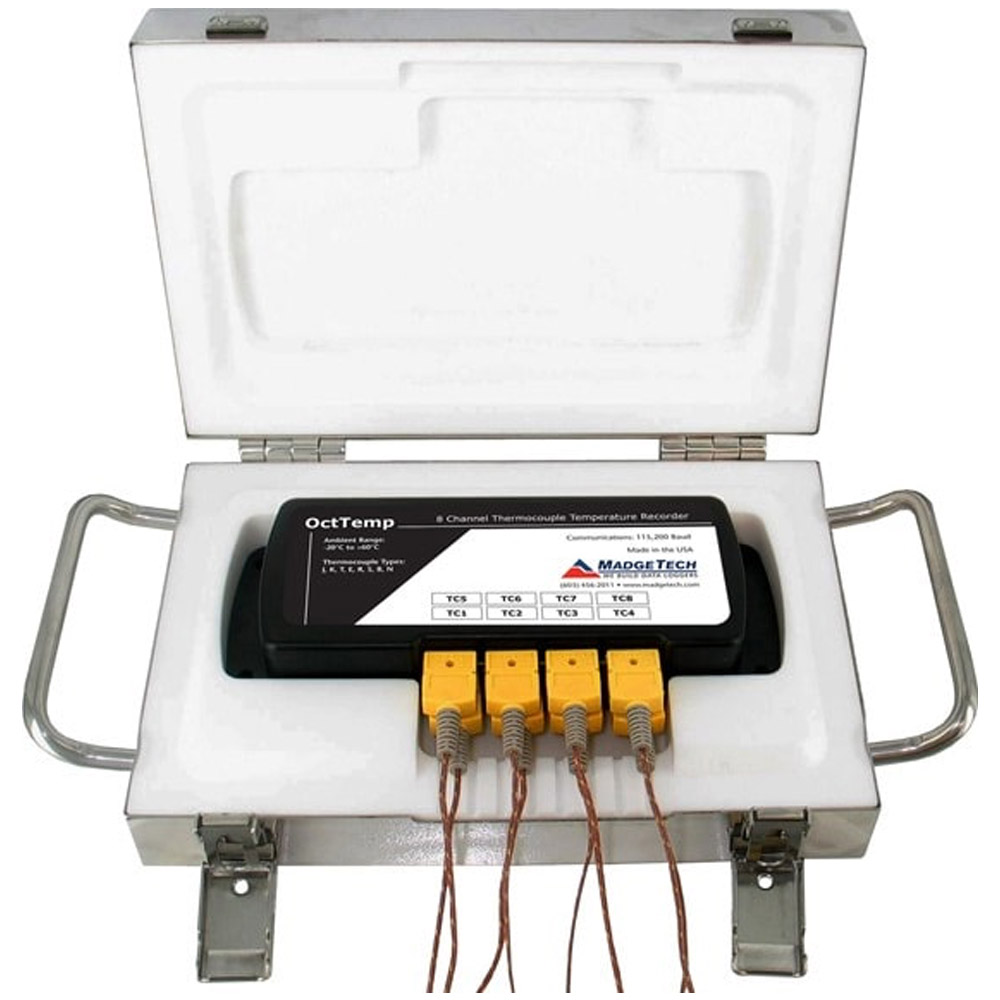 Data Logger Madgetech OctThermoVault 8-Channel Oven Temperature Profiler