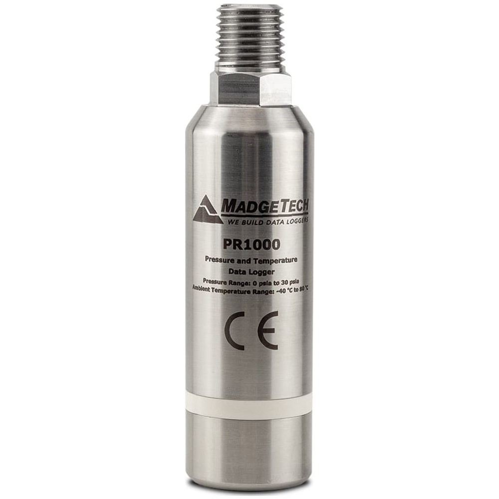 Data Logger Madgetech PR1000-300-PSIG - Pressure and Temperature Data Logger, 0-300 PSIG Temperature