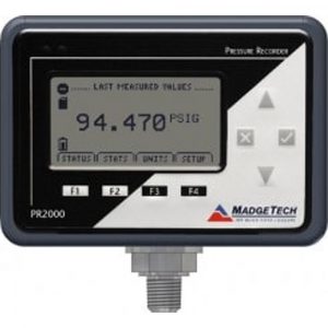 Data Logger Madgetech PR2000-30-PSIG Pressure recorder with LCD Display