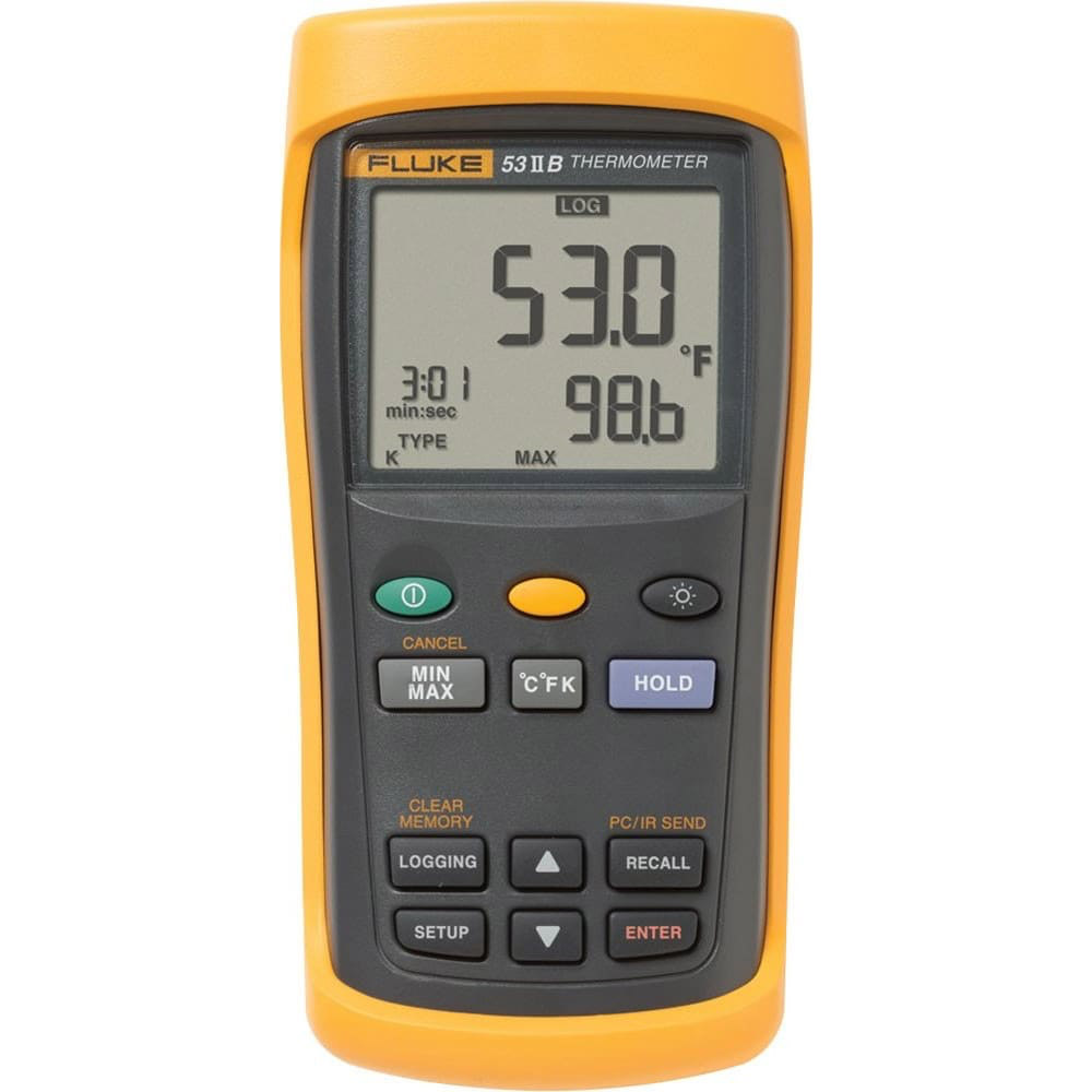 Termómetro Fluke 53-2 B 60HZ Single Input with USB Recording