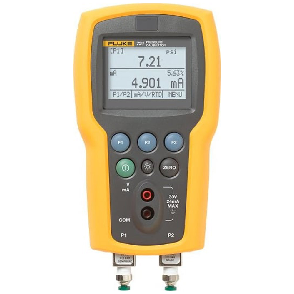 Calibrador de presión de precisión Fluke 721-3610 - Max Pressure: 1000 psi, Accuracy: Sensor 1: 0.025 % of full scaleSensor 2: 0.025 % of full scale, Maximum Resolution: 0.01