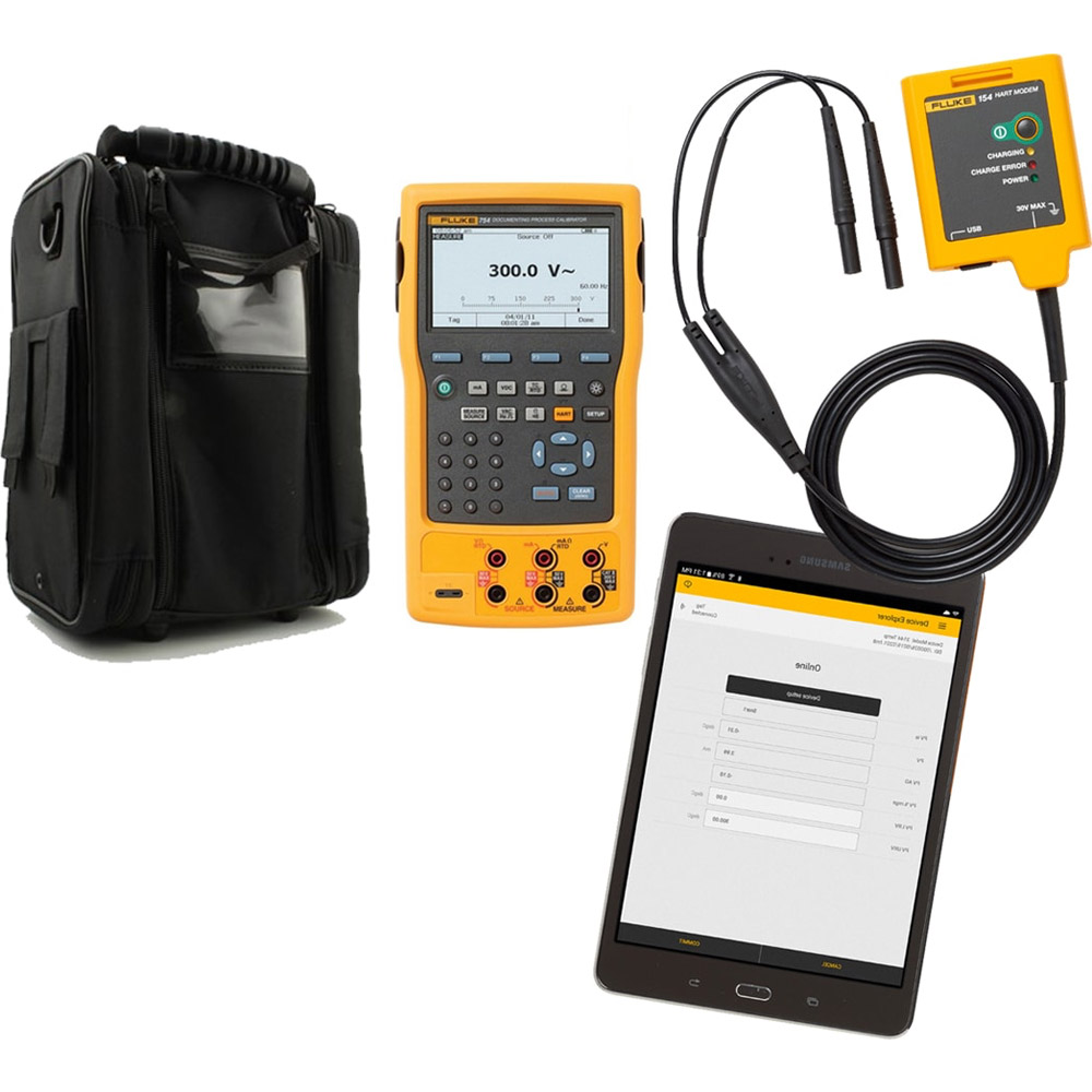 Calibrador de procesos Fluke 754/154 BU 754 and 154 HART Calibration Assistant Bundle w/ Rugged Case