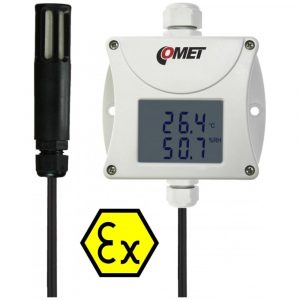 Data Logger Comet T3111Ex - Intrinsically Safe Humidity and Temperature Transmitter with Cable Probe, Cable 1m