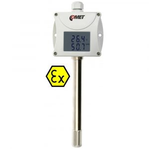 Data Logger Comet T3113Ex - Intrinsically Safe Humidity and Temperature Duct Transmitter with 4-20mA Output