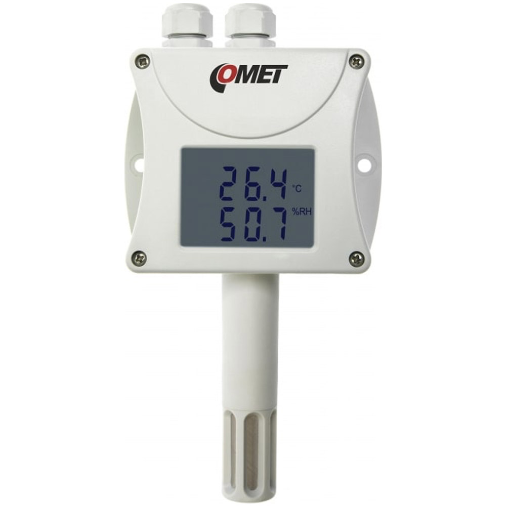 Data Logger Comet T3411 - Temperature and Humidity Transmitter, Outdoor/Indoor Probe, RS485 Interface