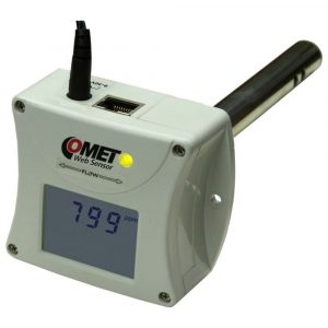 Data Logger Comet T5545 - WebSensor, Remote CO2 Concentration with Ethernet Interface, Duct Mount