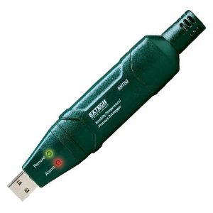 Data Logger Extech RHT50 Temperature - Max Temperature: 158 F, Min Temperature: -40 F, Power Source: Battery