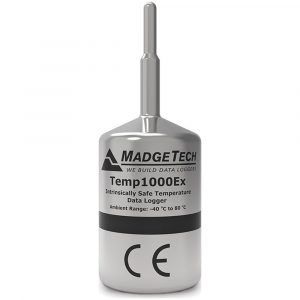 Data Logger Madgetech RHTemp1000Ex-KR - Intrinsically Safe Temperature with Key Ring End Cap