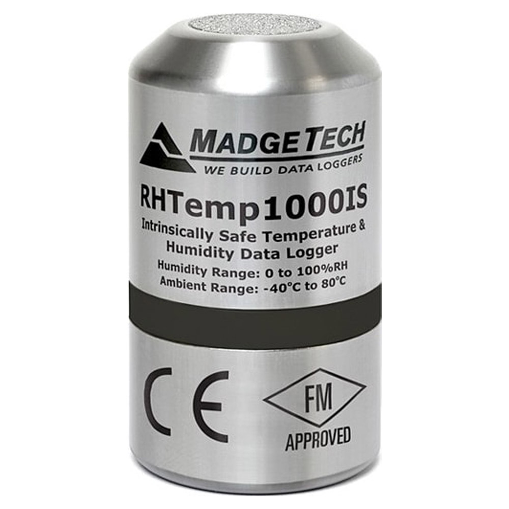 Data Logger Madgetech RHTemp1000IS Intrinsically Safe Humidity and Temperature