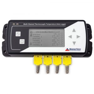 Data Logger Madgetech TCTempX4LCD - 4-Channel Thermocouple Based Temperature Recorder with LCD Display