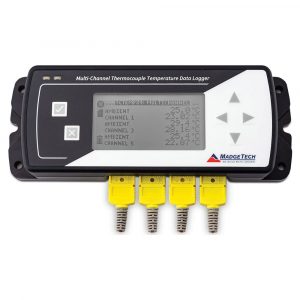 Data Logger Madgetech TCTempX8LCD - 8-Channel Thermocouple Based Temperature Recorder with LCD Display