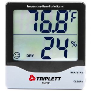 Termohigrómetro Triplett RHT22-NIST - with Certificate of Traceability to N.I.S.T.