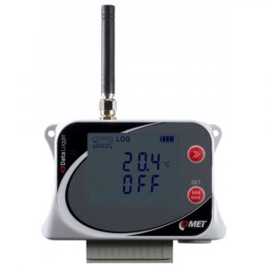 Data Logger Comet U0843M - IoT Wireless Temperature Datalogger for 2 External Probes, with 2 Two-State Inputs, Built-in GSM Modem