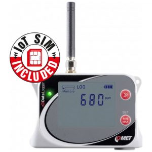 Data Logger Comet U8410Msim - IoT Wireless CO2 with Built-in Sensor, GSM Modem, Flat Rate SIM Card