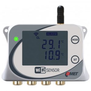 Data Logger Comet W0741 - WiFi Temperature Sensor for 4 External Pt1000 Probes (Not Included)