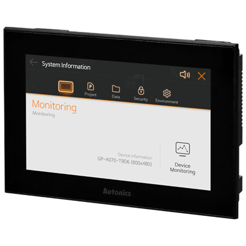 Data Logger Autonics GP-A070-T9D7 - 7-Inch Color LCD Graphic Panel