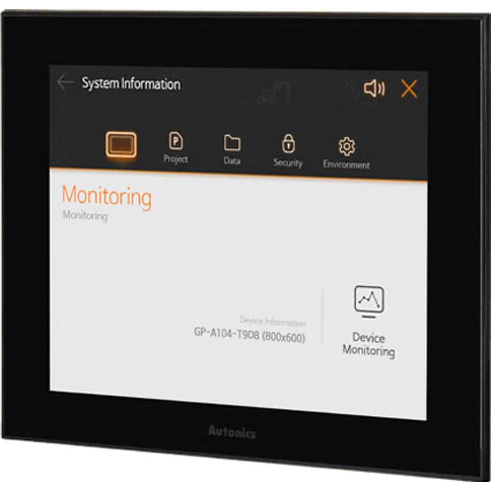 Data Logger Autonics GP-A104-T9D9 - Color LCD Graphic Panel