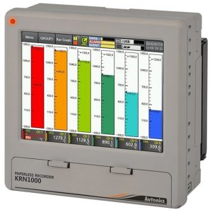 Data Logger Autonics KRN1000-1221-0S Recorder, Paperless Type, 12 Channel, Alarm Relay Output 6 Channels, Digital Input 2 Channels, RS422/485, Ethernet, USB Device, 100 - 240 VAC 50/60 Hz