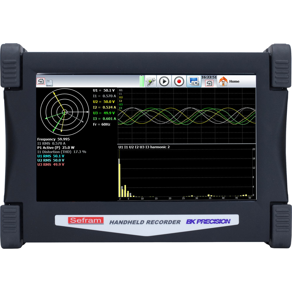 Data Logger BK Precision DAS50-PT - 4 Channel High Speed Multi-Function Data Recorder w/ Printer and Thermocouple Input Options