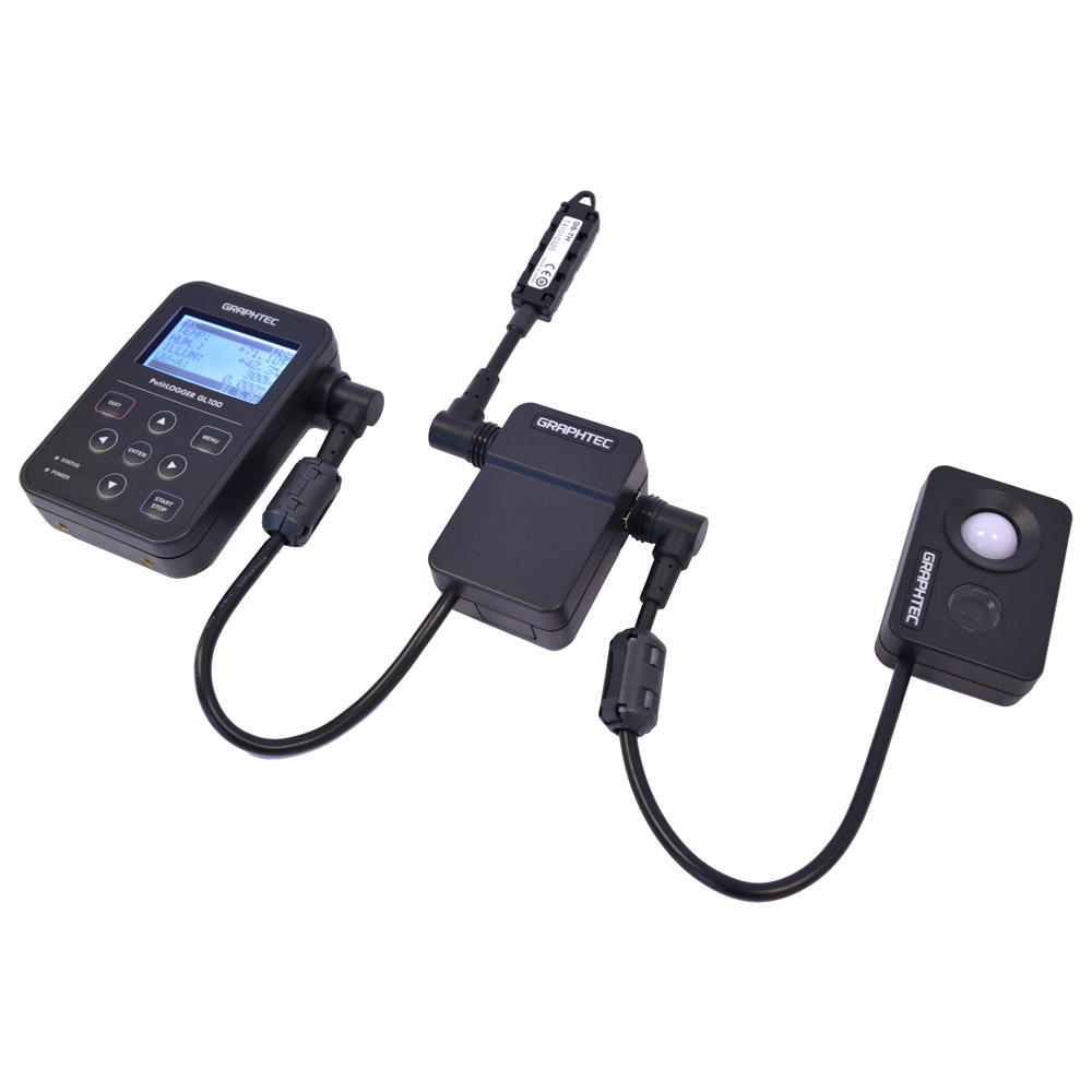 Data Logger Graphtec GL100-N-LXUV-DPA-TH - Data logger with Temp/Hudmity and Light/UV Sensor