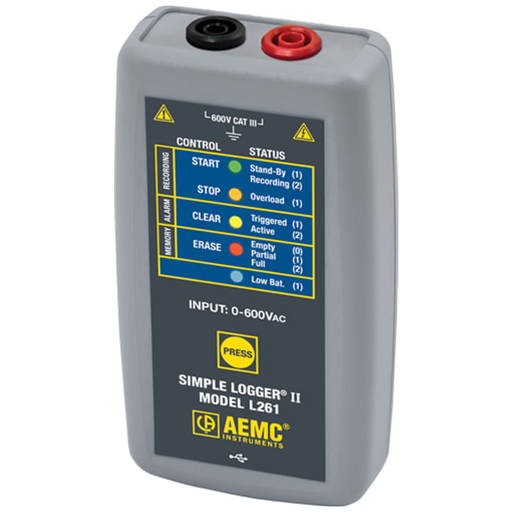 Data Logger AEMC L261 - Simple Logger II