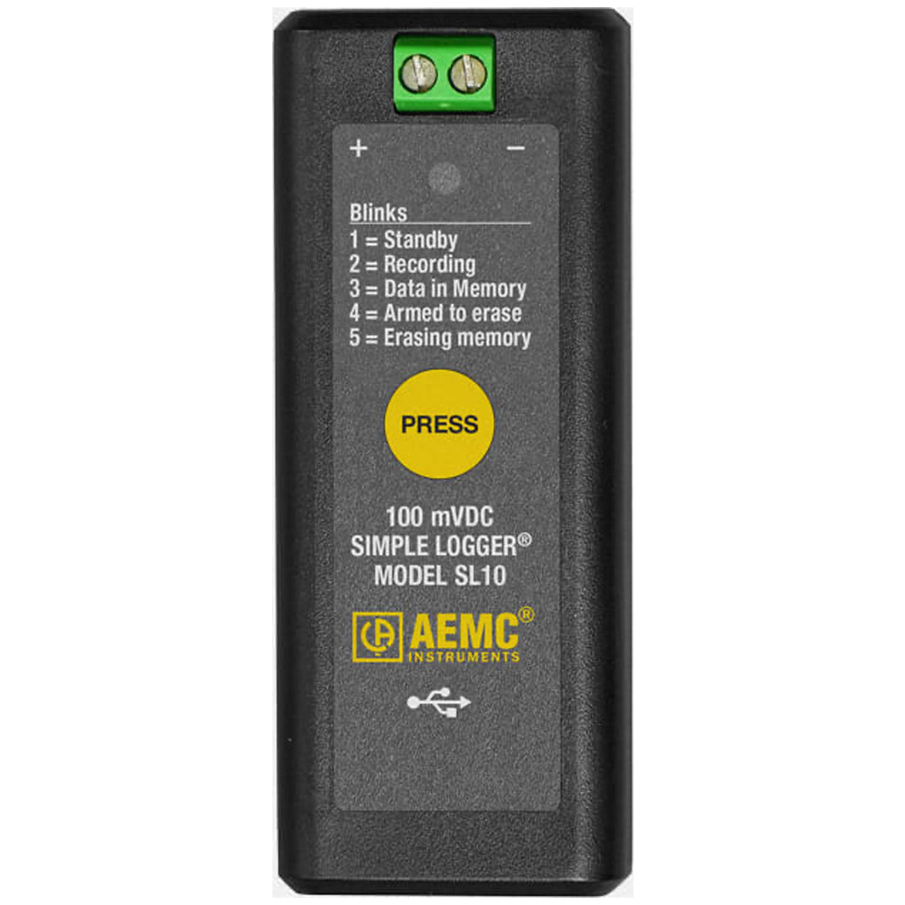 Data Logger AEMC SL10 - Simple Logger, 100mVDC