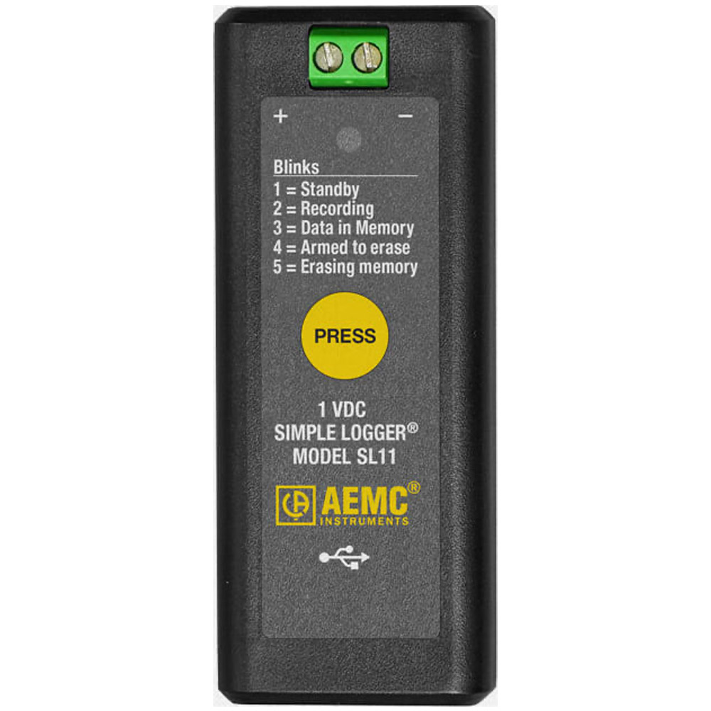 Data Logger AEMC SL11 - Simple Logger, 1VDC