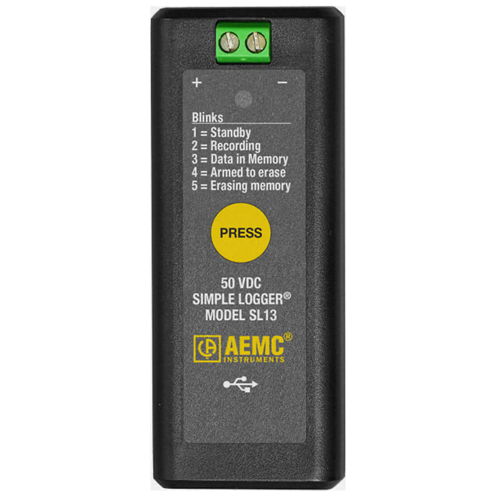 Data Logger AEMC SL13 - Simple Logger, 50VDC