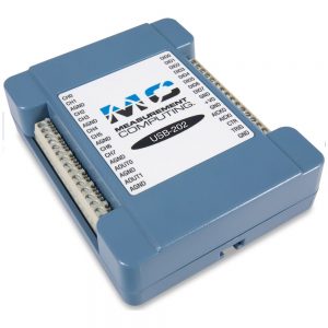 Data Logger Digilent MCC USB-202 - Single Gain Multifunction USB DAQ Device: 12-bit, 100 kS/s