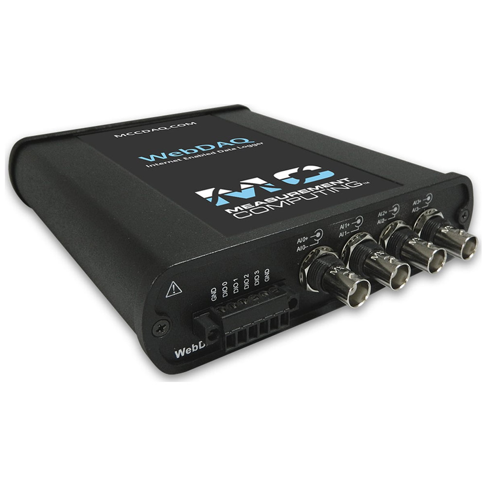 Data Logger Digilent MCC WebDAQ 504 - Internet Enabled Vibration-Acoustic Data Logger