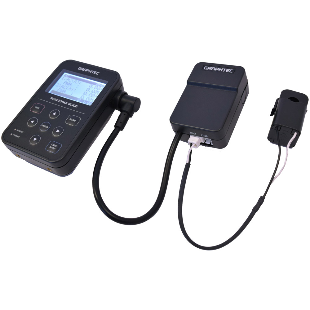 Data Logger Graphtec GL100-WL-DPA-AC50A - Wireless Data Logger with AC Current Sensor with Max 50A Current Sensor