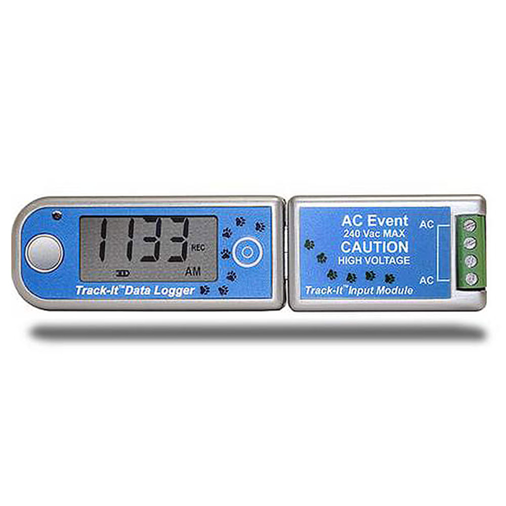 Data Logger Monarch 5396-0701 Track-It AC Event Data Logger with Display, Standard Battery, Requires AC Event Module