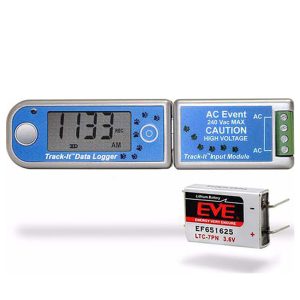 Data Logger Monarch 5396-0702 Track-It AC Event Data Logger with Display, Long Life Battery, Requires AC Event Module