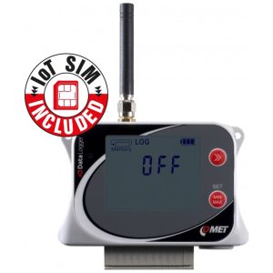 Data Logger Comet U7844Msim - IoT Wireless Four Channel Datalogger with Pulse and Two-State Input, GSM Modem, Flat Rate SIM Card