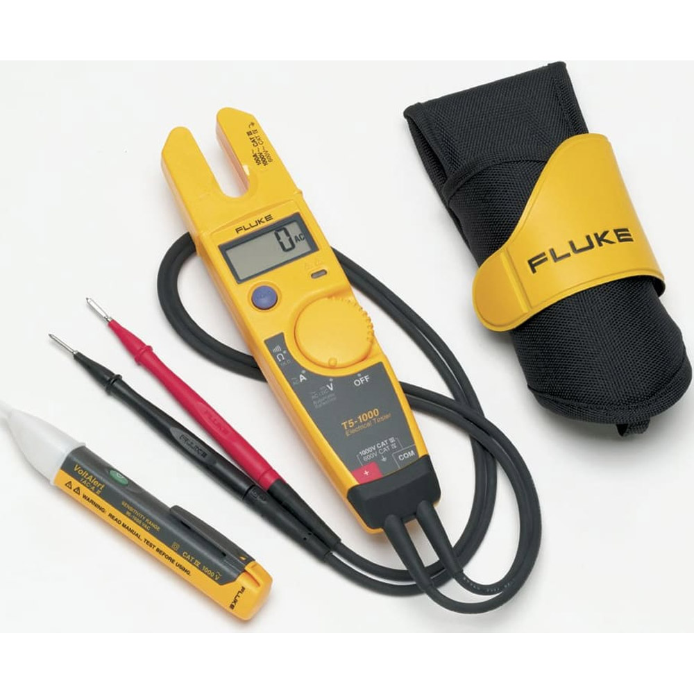 Comprobador eléctrico Fluke T5-H5-1AC KIT/US Voltage, Continuity and Current Tester Kit with Holster