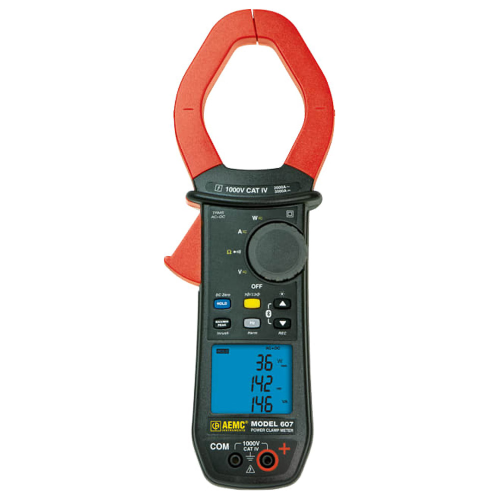 Multímetro de gancho AEMC 607 - Clamp-On Meter, Jaw 2.36" (60mm)