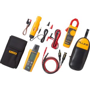Multímetro de gancho Fluke FLK-324-IRR-PVLD1 - Fluke 324 True-rms Clamp Meter, IRR1-SOL Irradiance Meter and Pomona Electronics PVLEAD1 Solar PV Test Leads