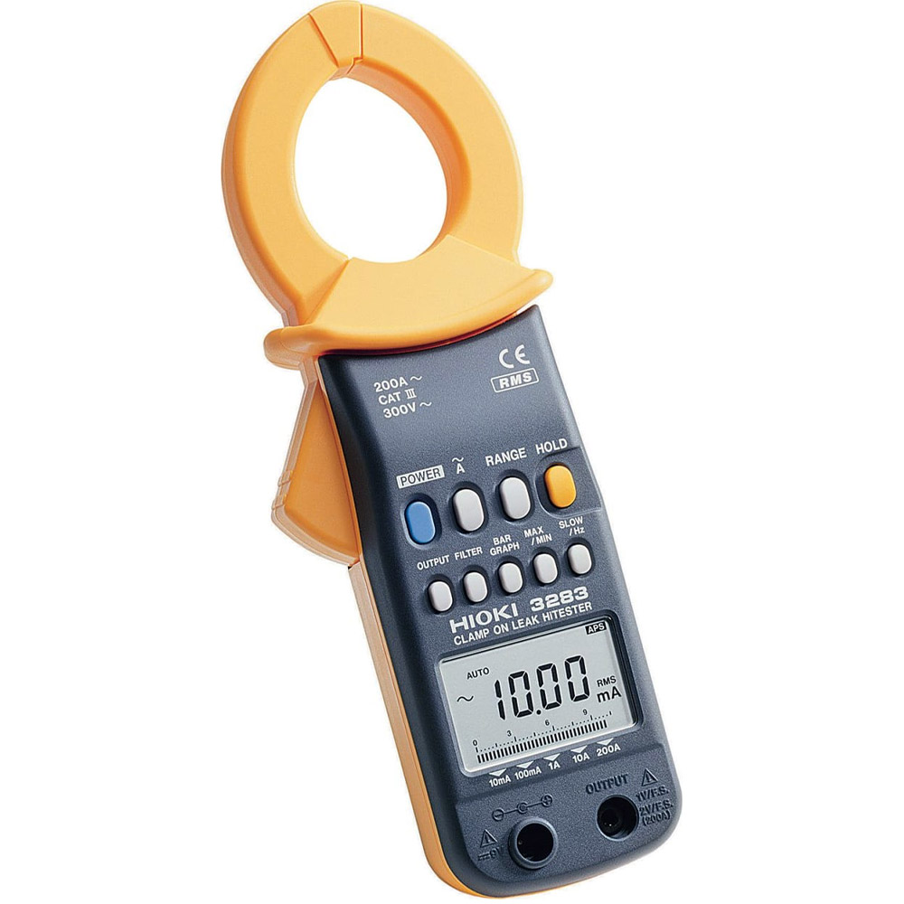 Multímetro de pinza Hioki 3283 Clamp On Leak Hi-Tester with Analog/Waveform Monitor Output (Not CE marked)
